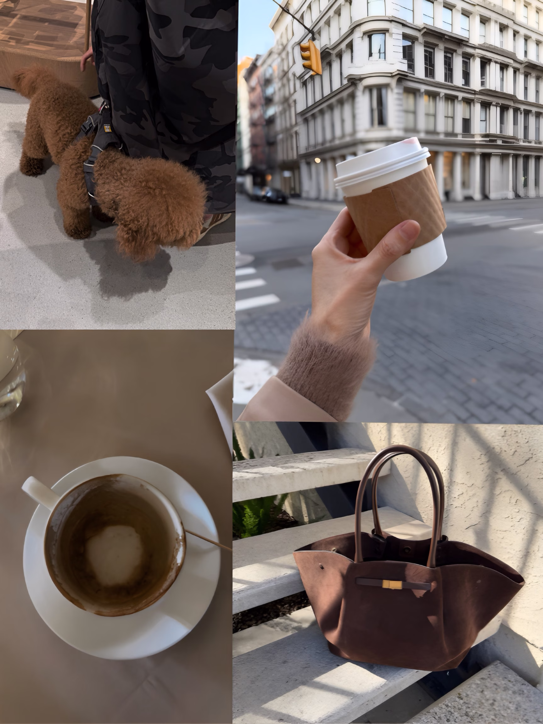 Demellier New York Brown Suede Tote bag Review