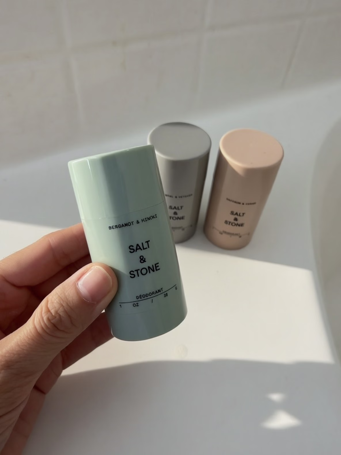 Salt and stone Bergamot + Hinoki deodorant review