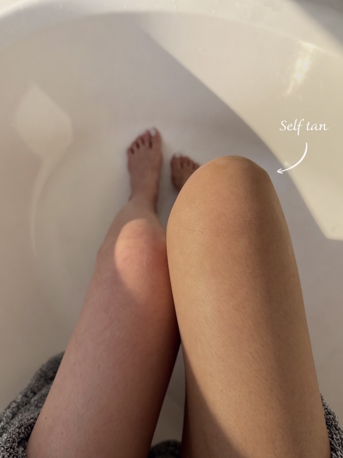 Tanning with self tanner - Step 5: Let It Dry Completely