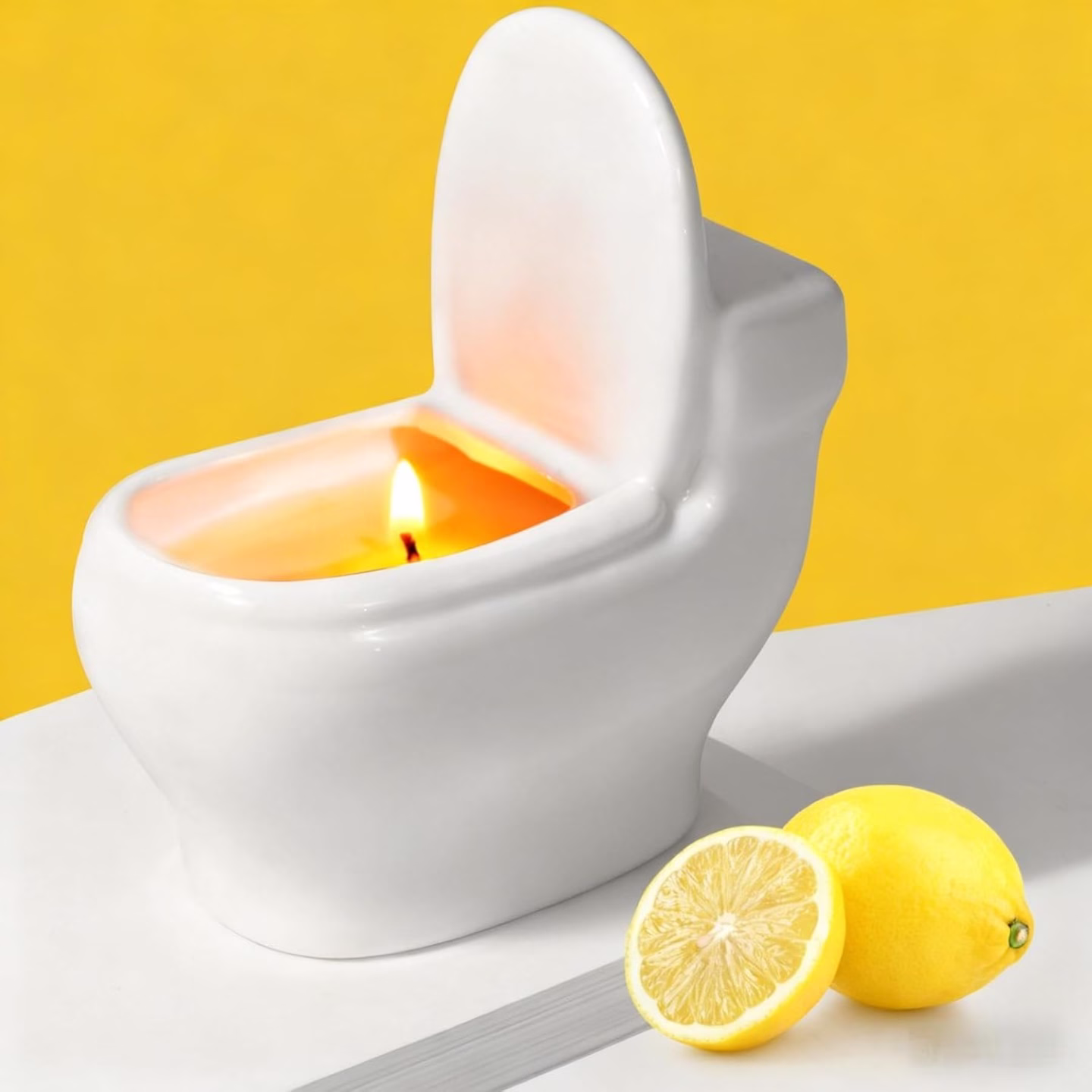 toilet candle white elephant gift idea under $25