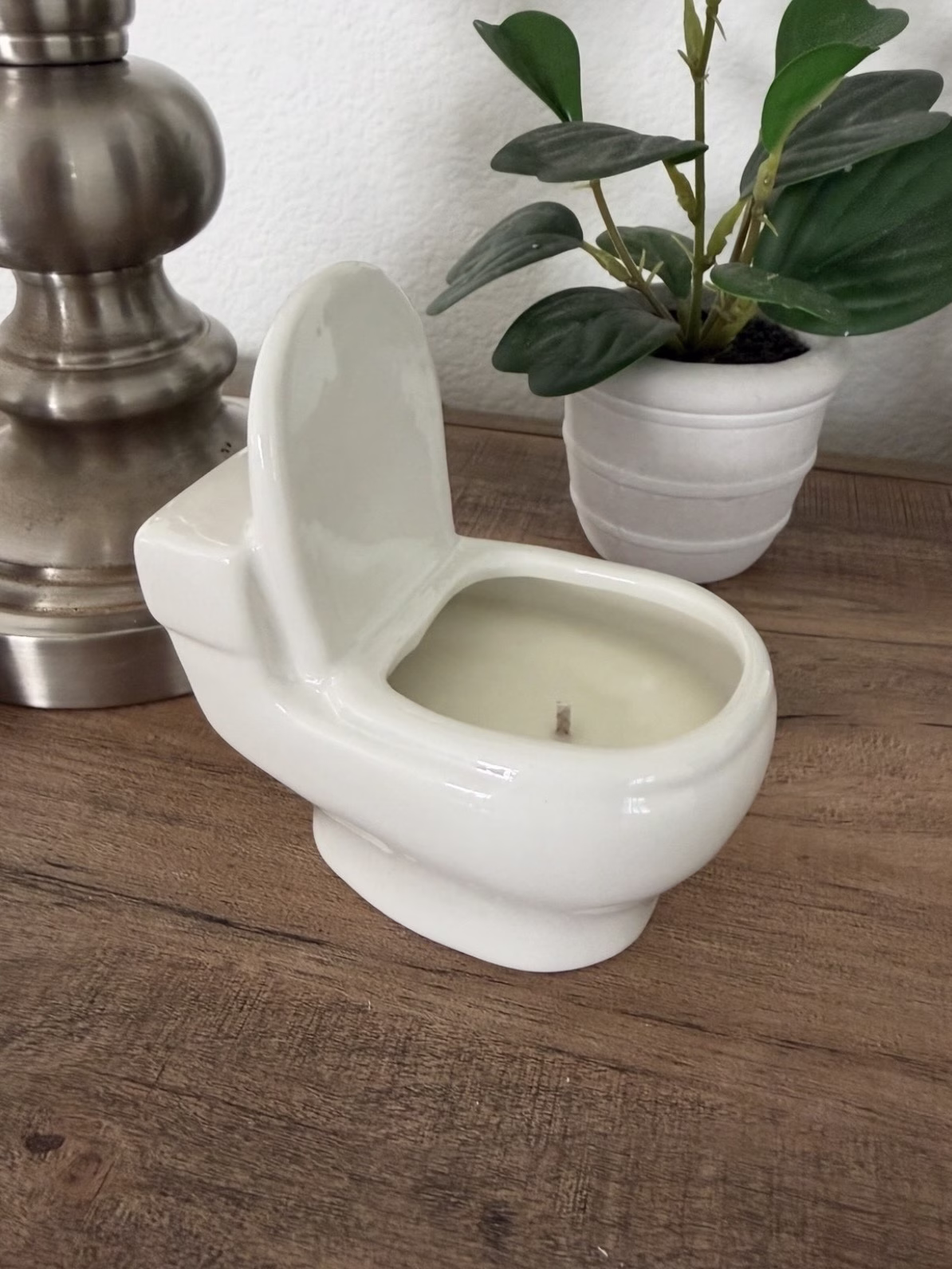 toilet candle white elephant gift idea under $25