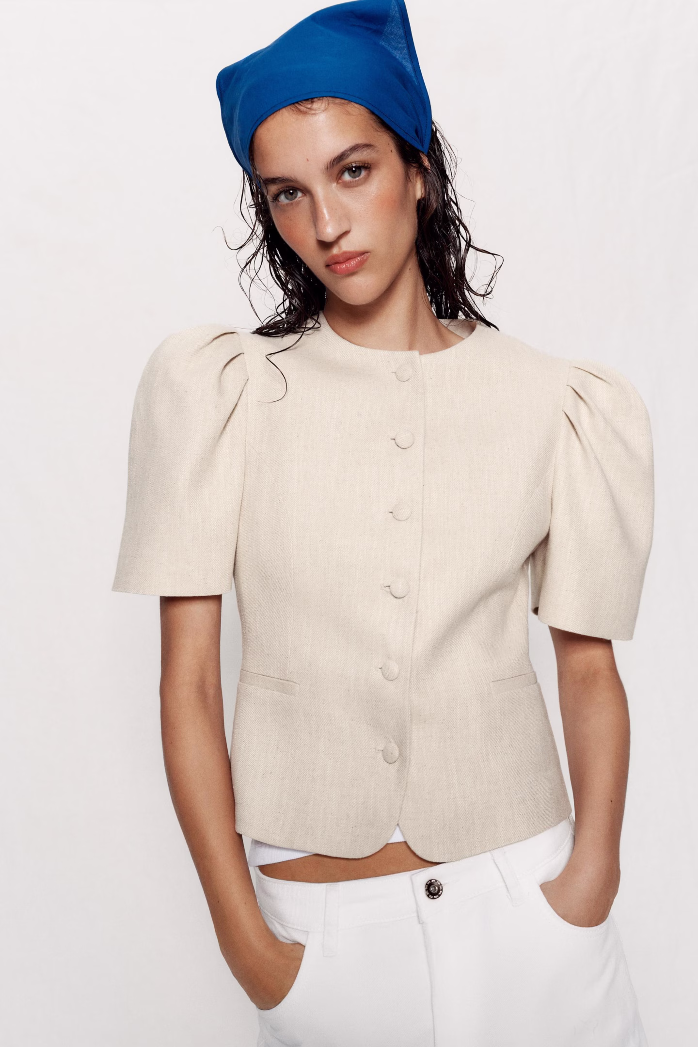 blazer short sleeves