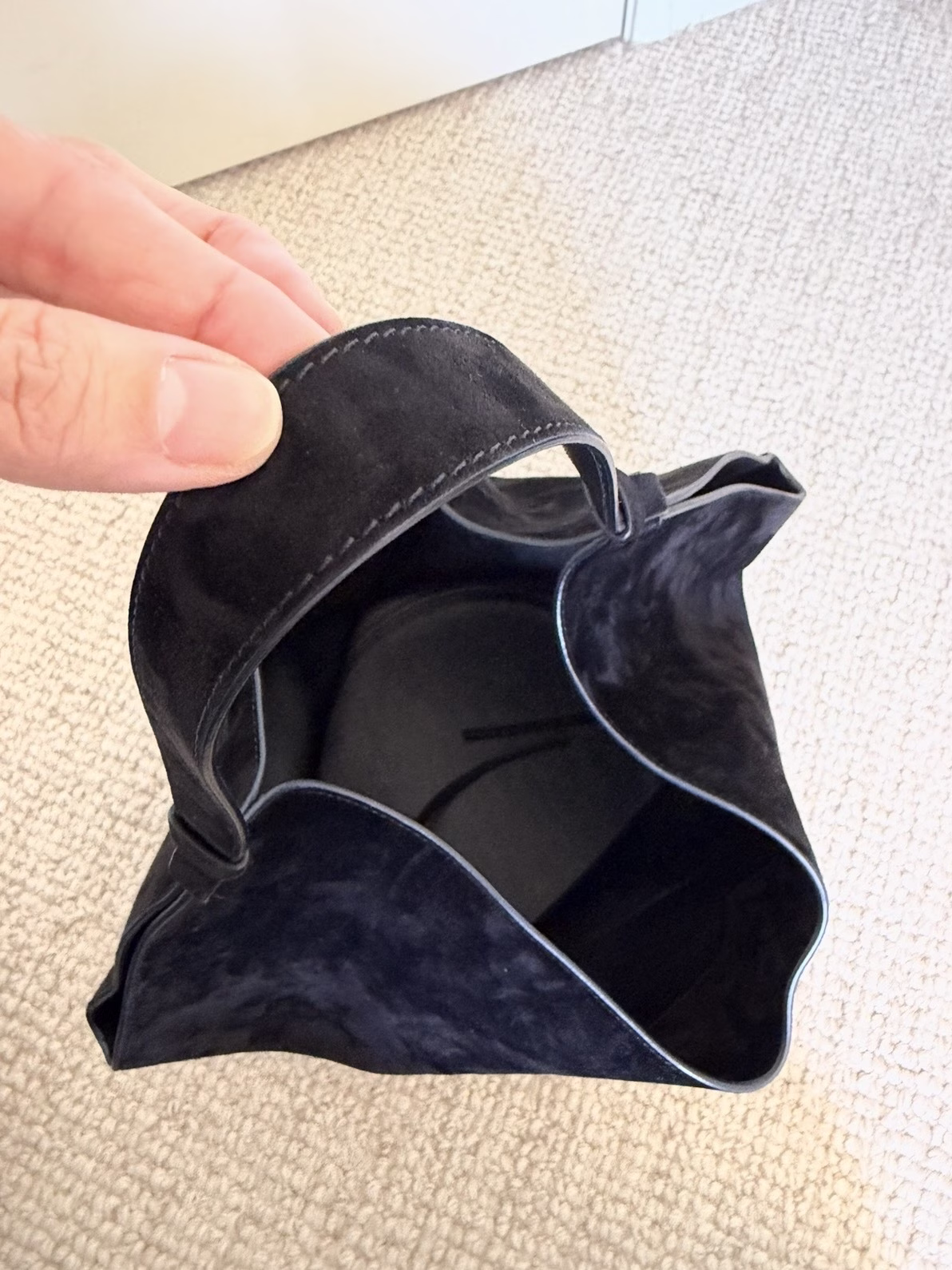 Design and material Khaite Lotus bag