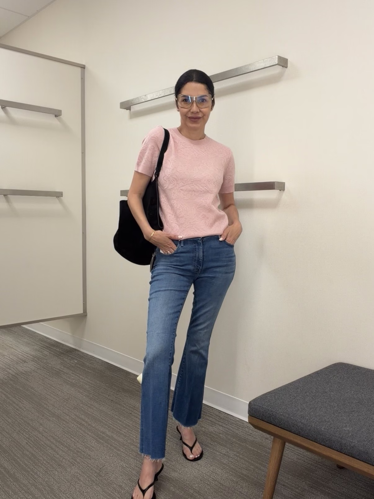 Mother Weekend Fray Hem Flare Jeans Nordstrom Anniversary Sale