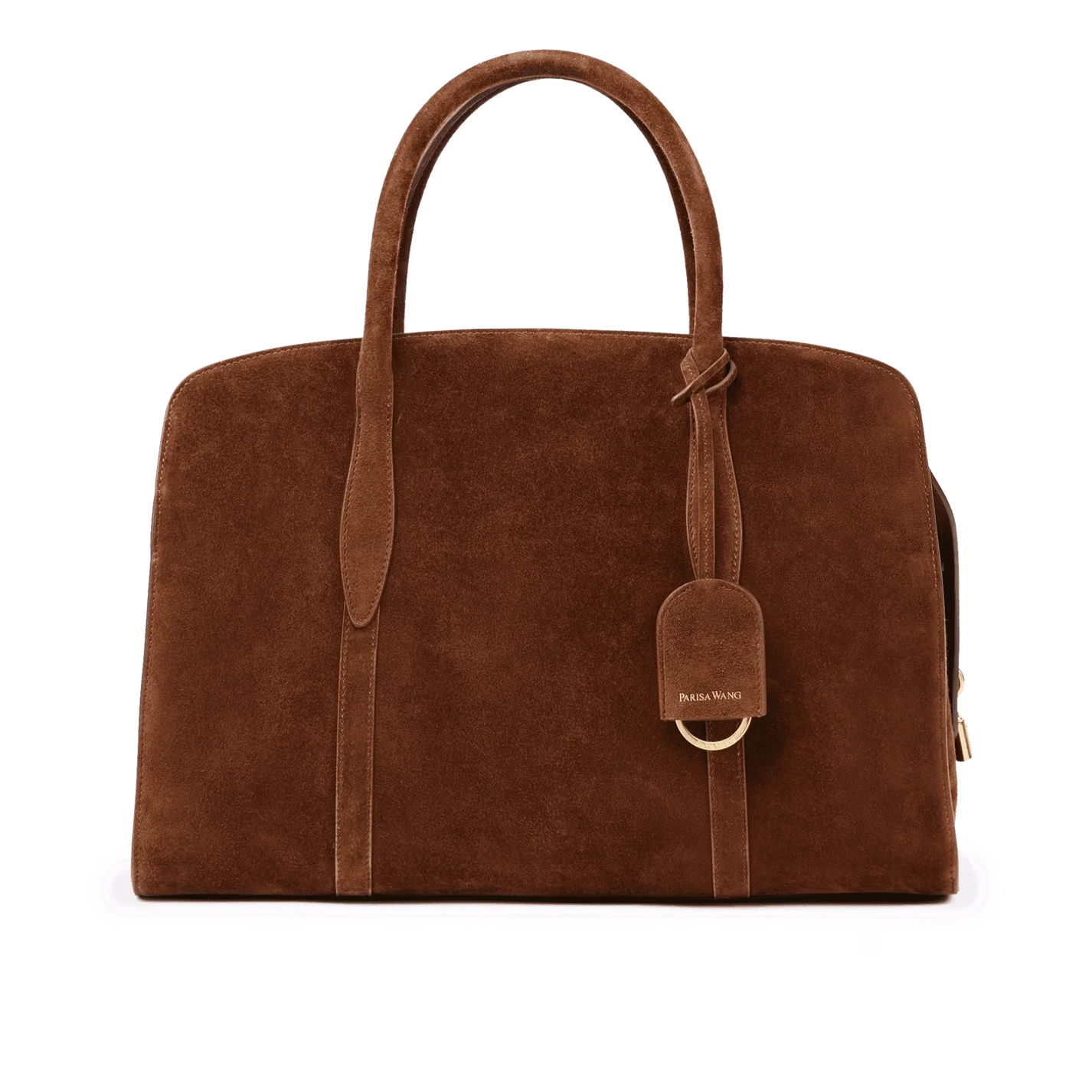 Parisa Wang Brown Suede Gabrielle 35 bag