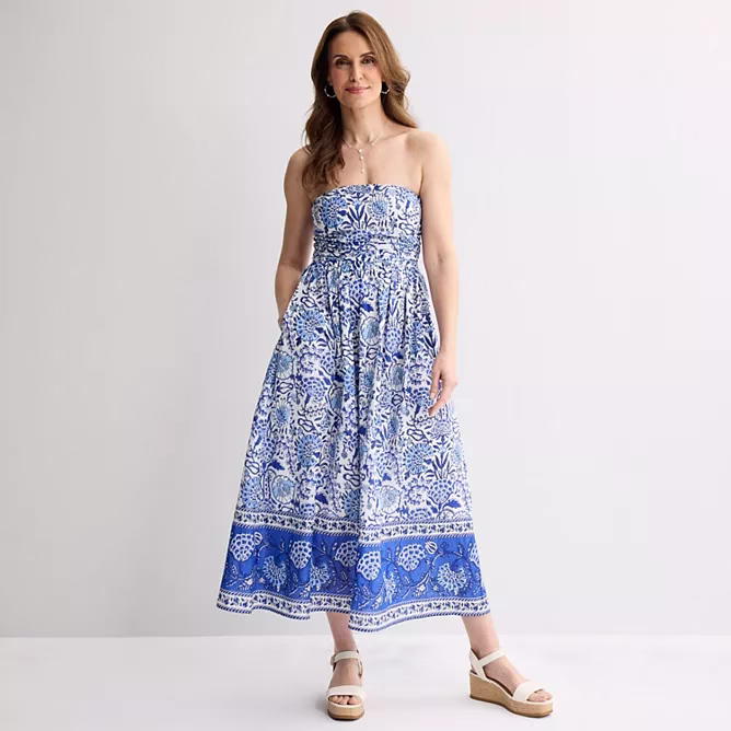 strapless dress