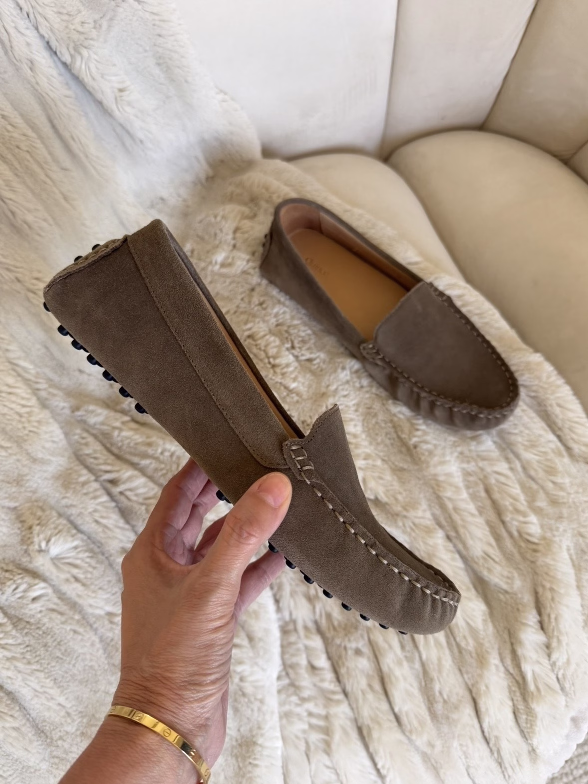 Women's Fall Shoes: brown suede loafers women